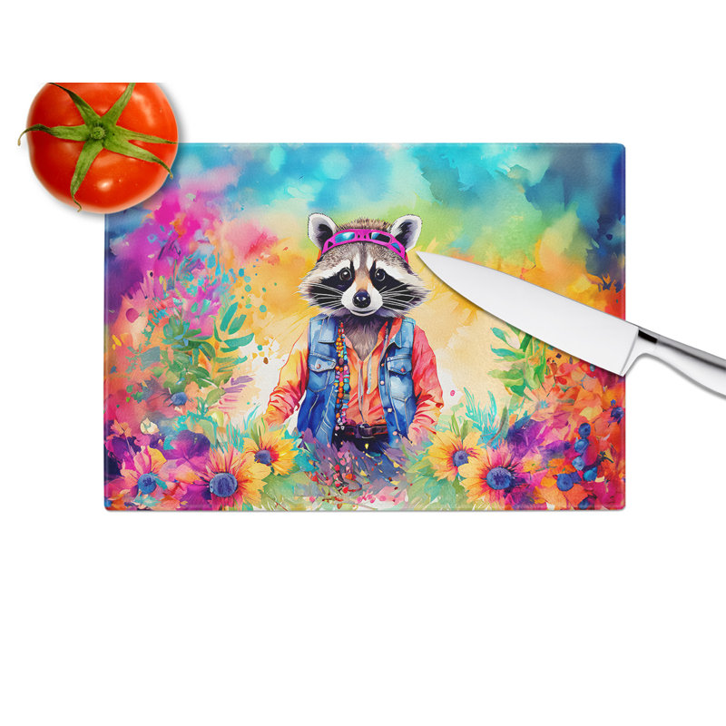 Planche à découper en verre Hippie