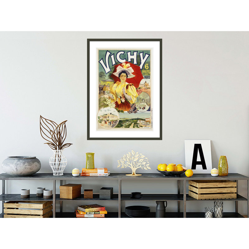 «Vichy» par Sala, impression giclée sur cadre, H 41,5 po x l 30,7 po