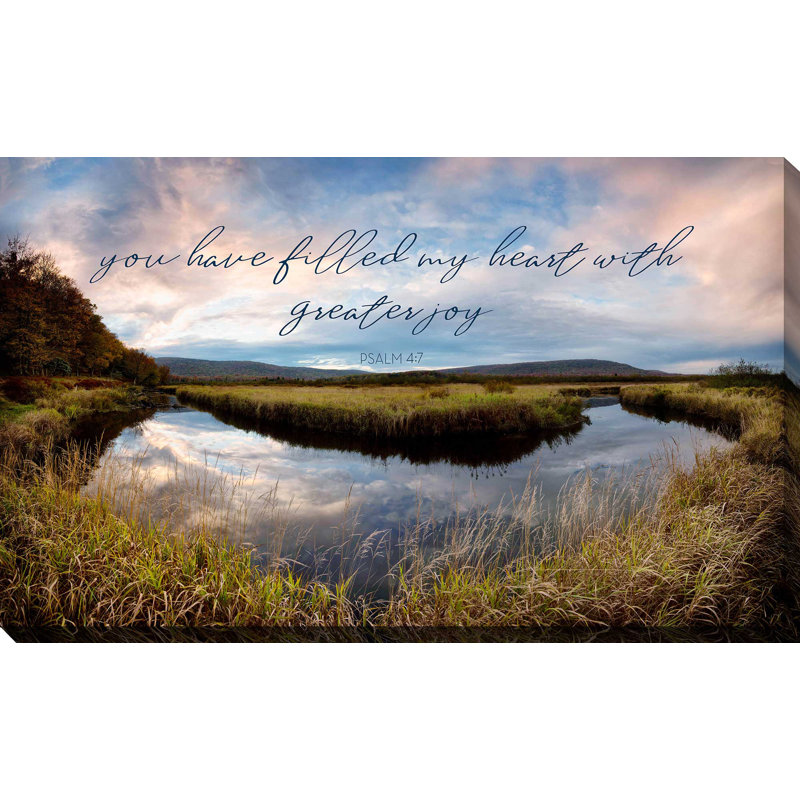«A Greater Joy», reproduction de photo, H 18 po x l 30 po x P 1 po, Toile tendue