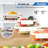 Patternsin Food Storage Container Set Silicone Flexi Lid-1873270612