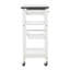 Chariot de cuisine en granit avec tiroir utilitaire et panier Macy-22916604-128495253