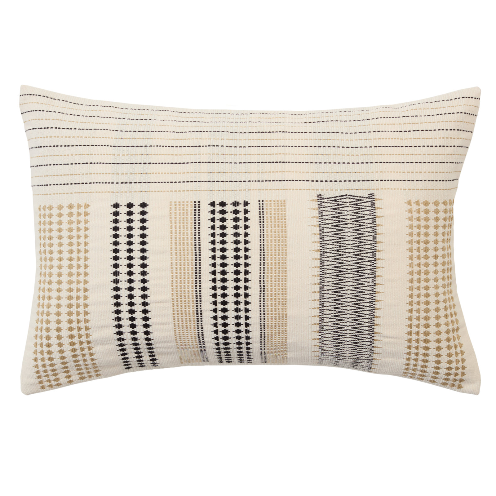 Saliou 24" x 16" Pillow Cover, Pillow Cover Only - No Insert, Cream