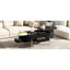 Table basse à plateau relevable de 47,2 po avec levage hydraulique, compartiments cachés pour les techniques d'utilisation de l'espace-313350320