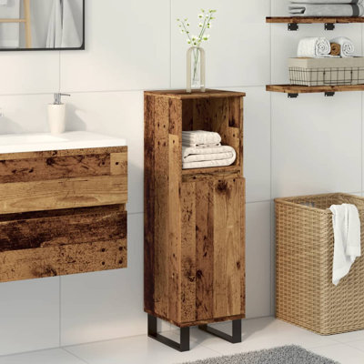Makisha Floor Mounted Linen Cabinet
