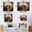 Or noir en spirale poteries - art mural moderne doré-1312235698-1312235701-1312235703