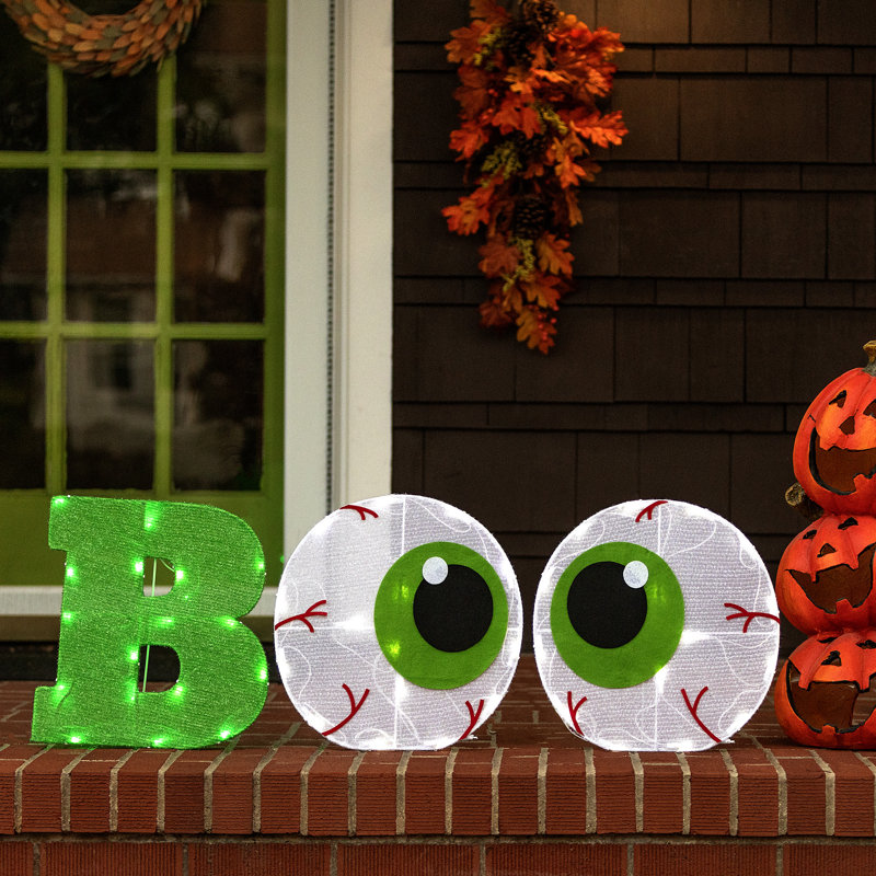 Le Holiday Aisle® 44 po Décoration en forme de guirlande BOO