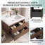 Meuble-lavabo mural intégré de 76 cm (30 pouces) couleur noyer-1277106102-1277106091