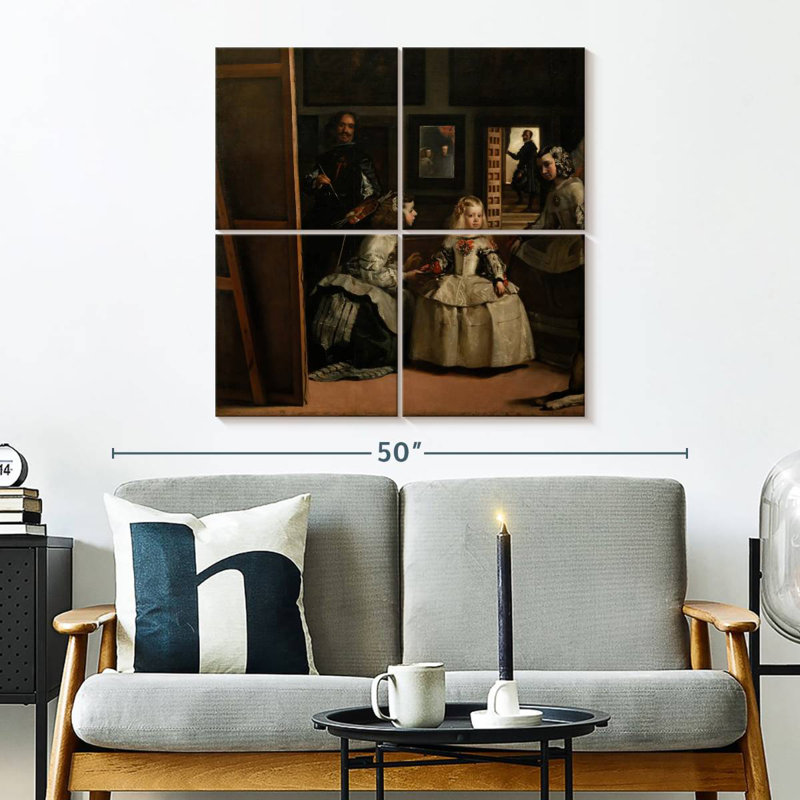 Leisha Las Meninas, 32" H x 32" W