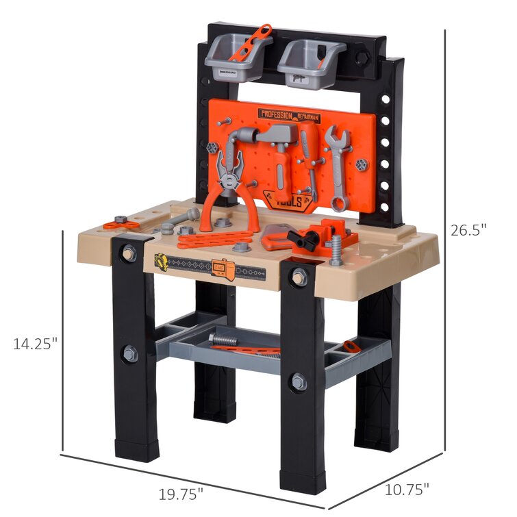 Smoby Black & Decker Kids Ultimate Workbench with 95 Accessories