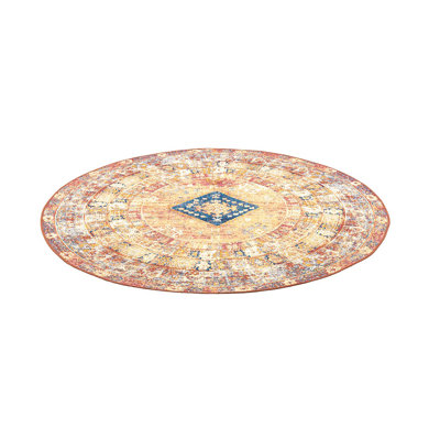 Round Oriental Area Rug