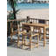 Pearl Teak Outdoor Counter Height Chair-818419249