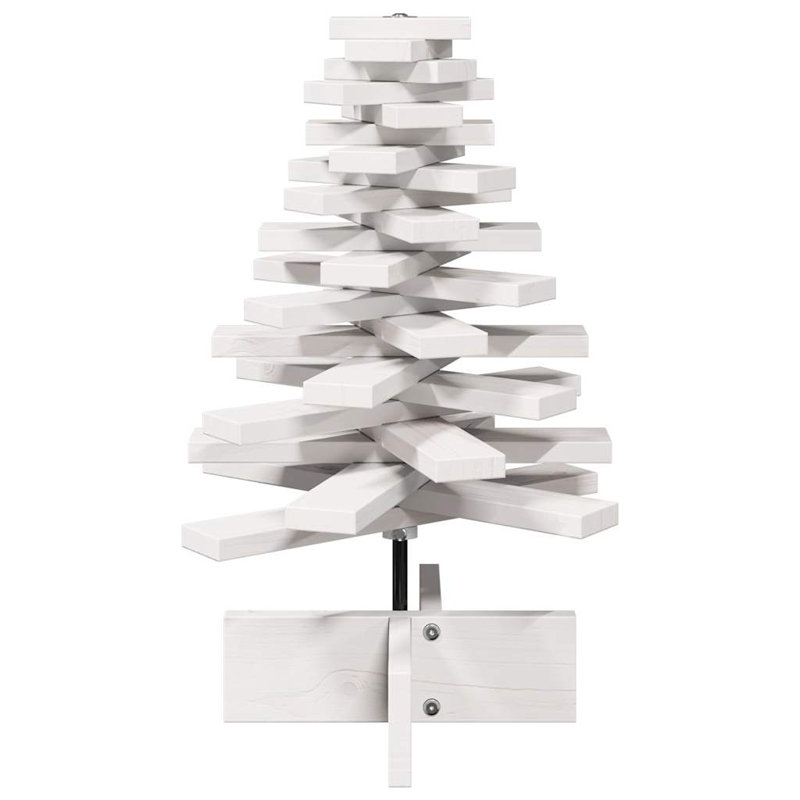 Christmas Decorative Accent, 60cm H x 40cm W x 40cm D, White