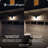 180-Degree 240 W Twin Head Black Hardwired Motion Sensor Security Flood Light with MotionBright