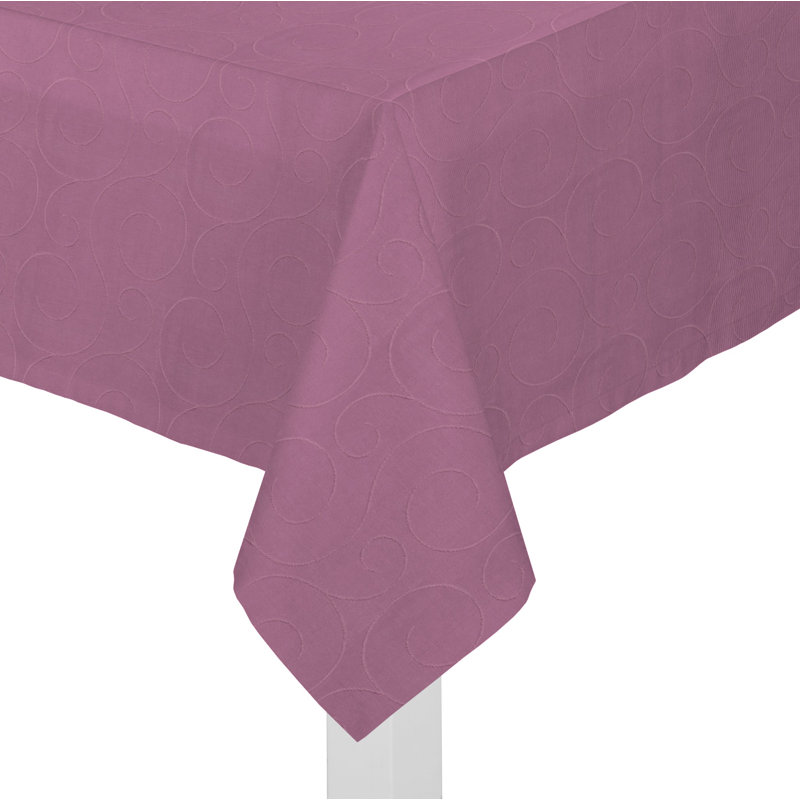 Marreco Rectangle Floral Tablecloth, 130cm W x 160cm L, Purple