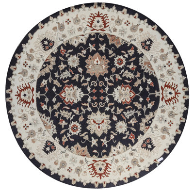 Sumak One-of-a-Kind 10' Round Wool Area Rug in