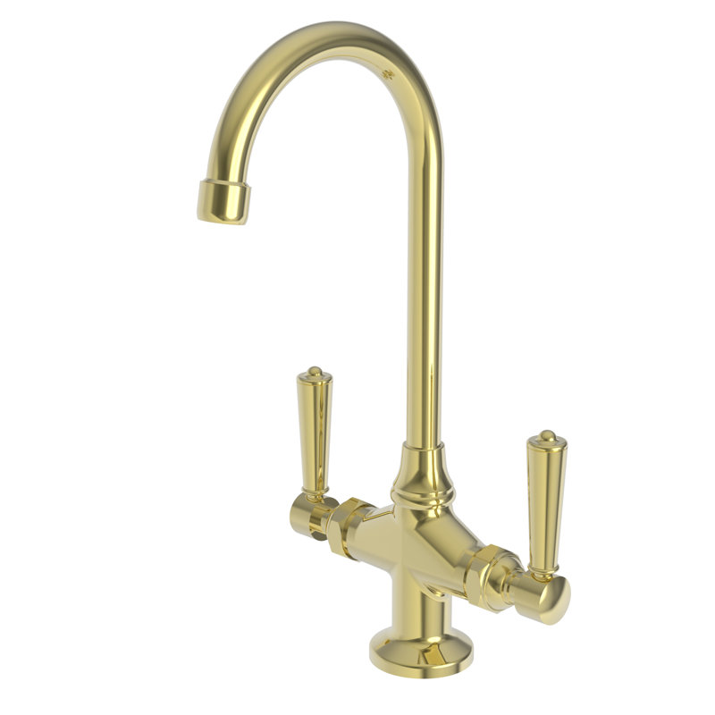 Metropole Double Handle Bar Faucet, Forever Brass (PVD)