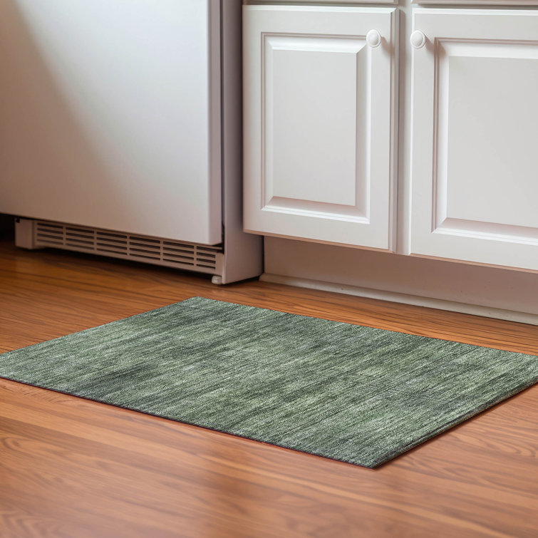 Premium Machine Washable Prisco Olive Rug