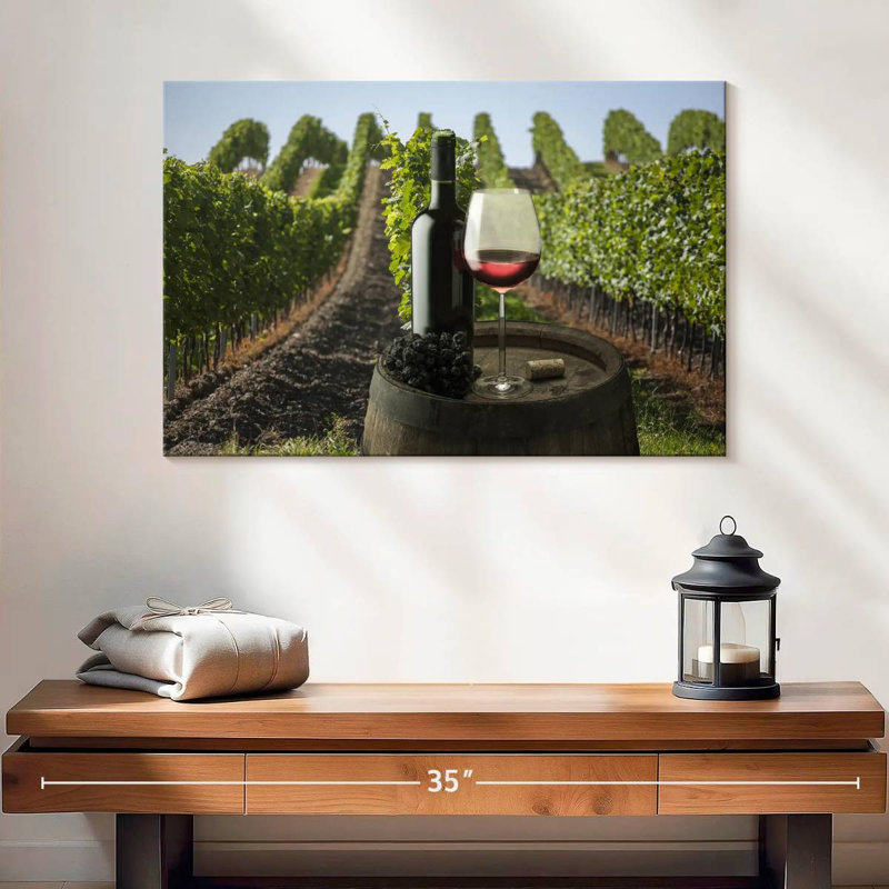 Yarlin Vineyard Wine Tasting, 30" H x 45" W