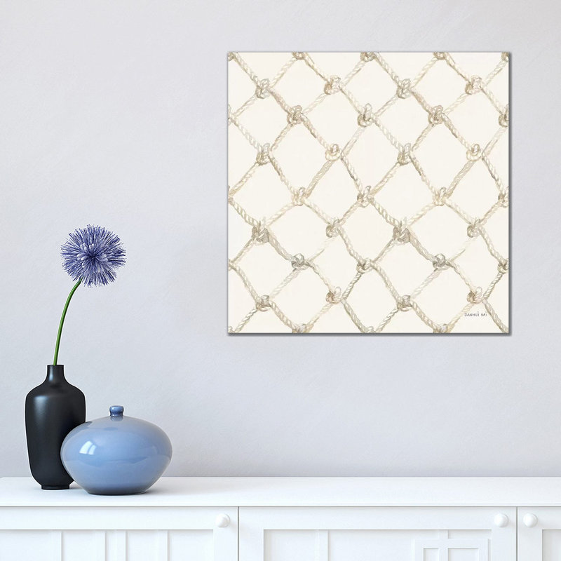 Reproduction d’art sur toile florale de style nautique « II » par Danhui nai, reproduction d’art, H 18 po x l 18 po x 1,5 po