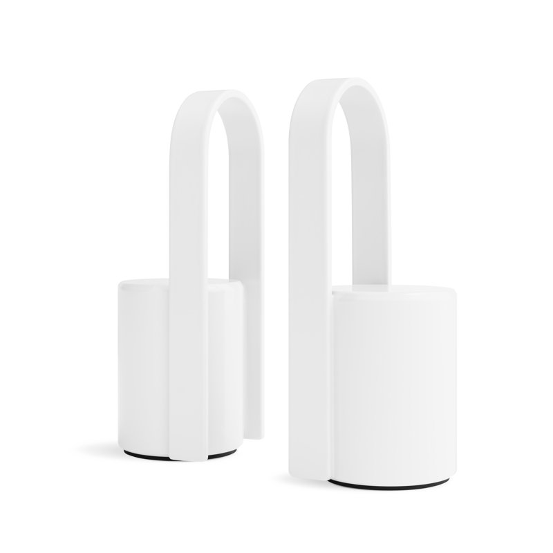 Kettle Office Bookend, White