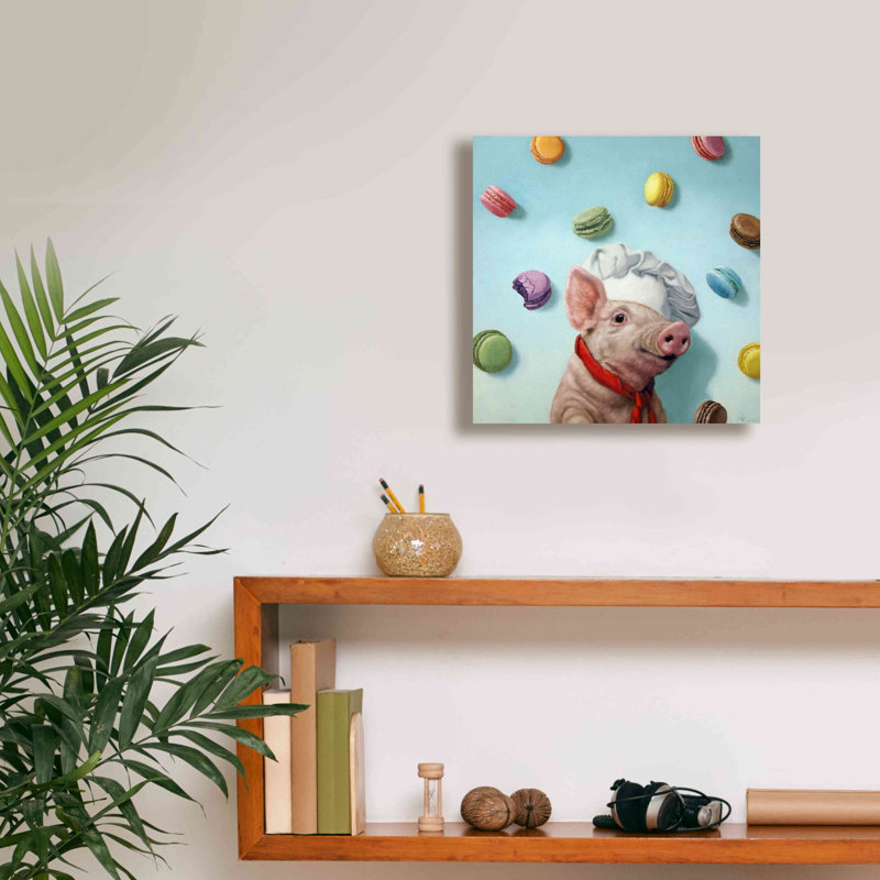 «Bakers Dream» par Lucia Heffernan, art mural sur toile, H 12 po x l 12 po x P 0,75 po