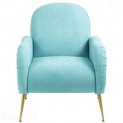 Chaise d'appoint avec pieds en métal dans les bureaux élégants, fauteuil d'appoint en tissu flocon de neige, fauteuil d'appoint individuel