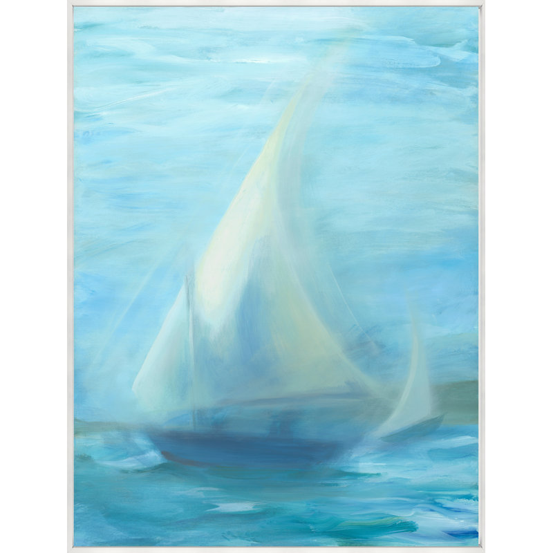 Sailboats I Painting by Ryan Brown