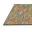 Tapis vert/jaune tissé à la machine-750401087