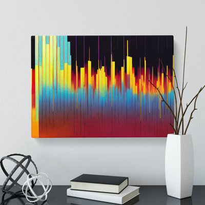 Electronic Audio Sound Bar Vol.7 Abstract - Wrapped Canvas Print