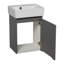 Meuble-lavabo simple avec plateau 14,56 po Heerke-370758534