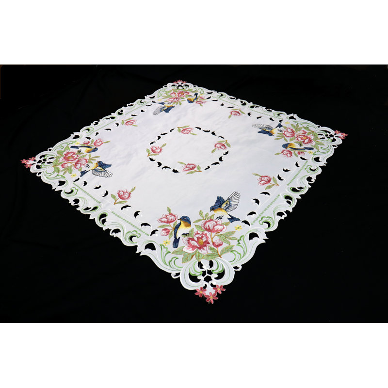 Mccrea Floral Square Table Topper
