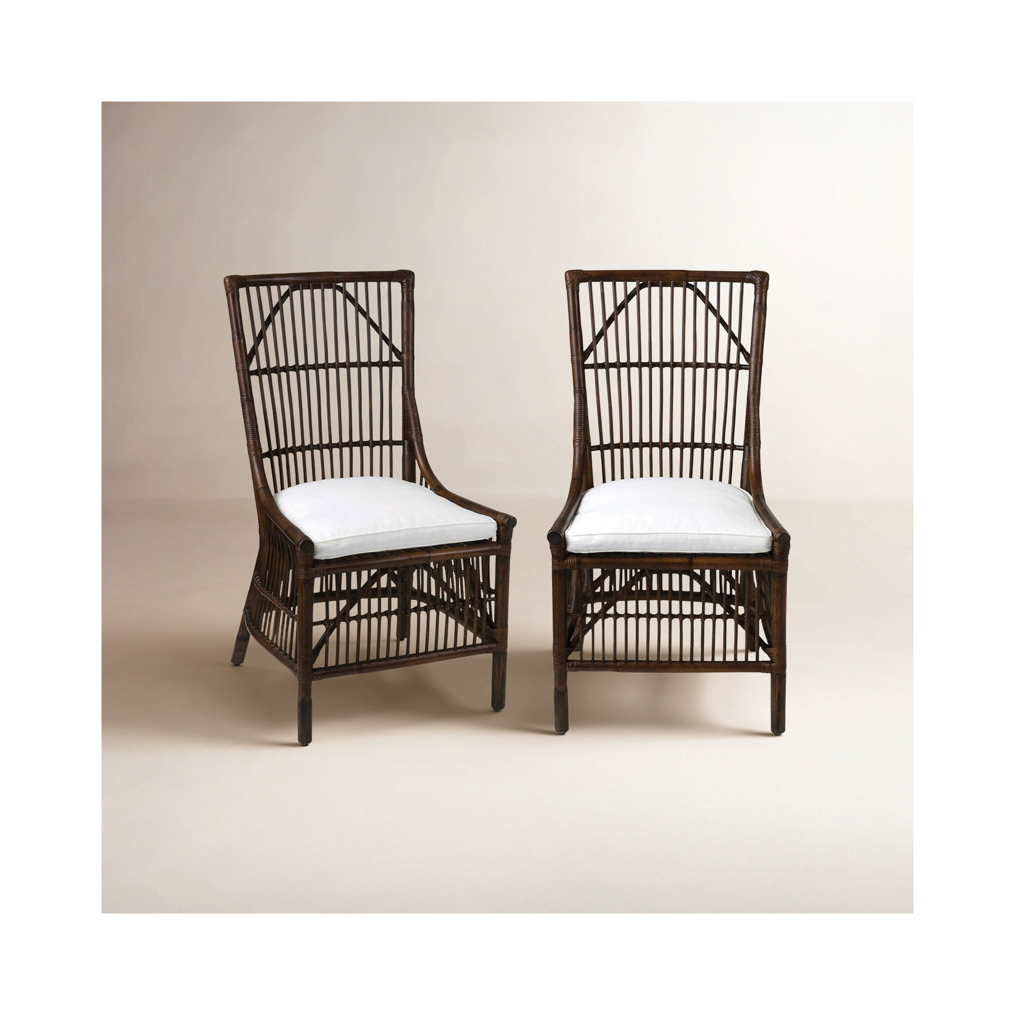 Barkley Woven Side Chair, Brown