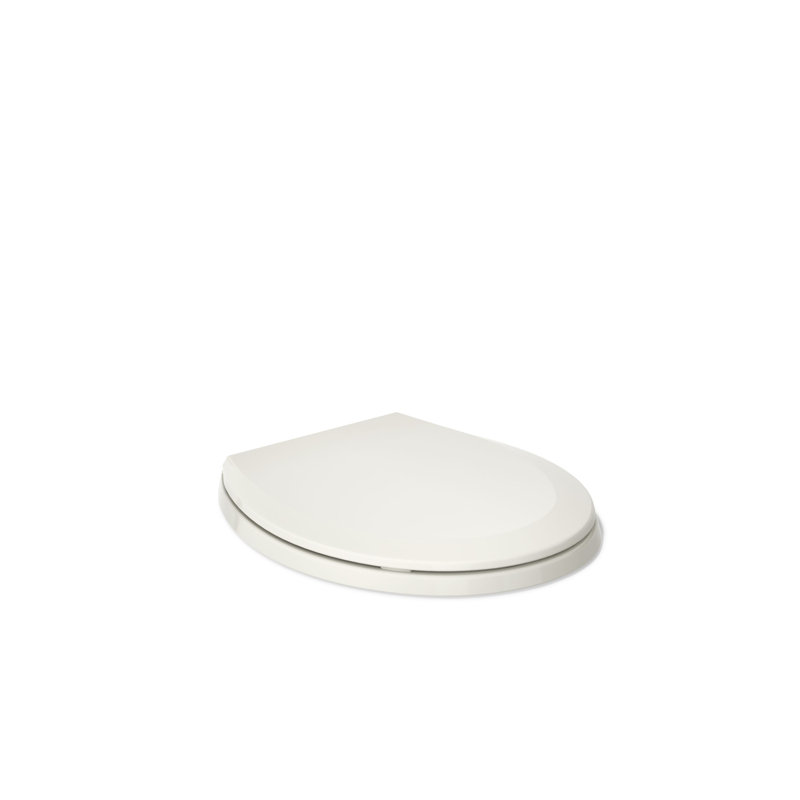 Lustra with Quick-Release Hinges Toilet Seat, Almond, Round