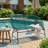 Compact Patio Sofas, Pe Rattan Metal 52 Inch, Modern Home Patio