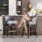Swivel 26.4'' Faux Leather Counter Stool with Solid Wood Legs-200367123-186223924