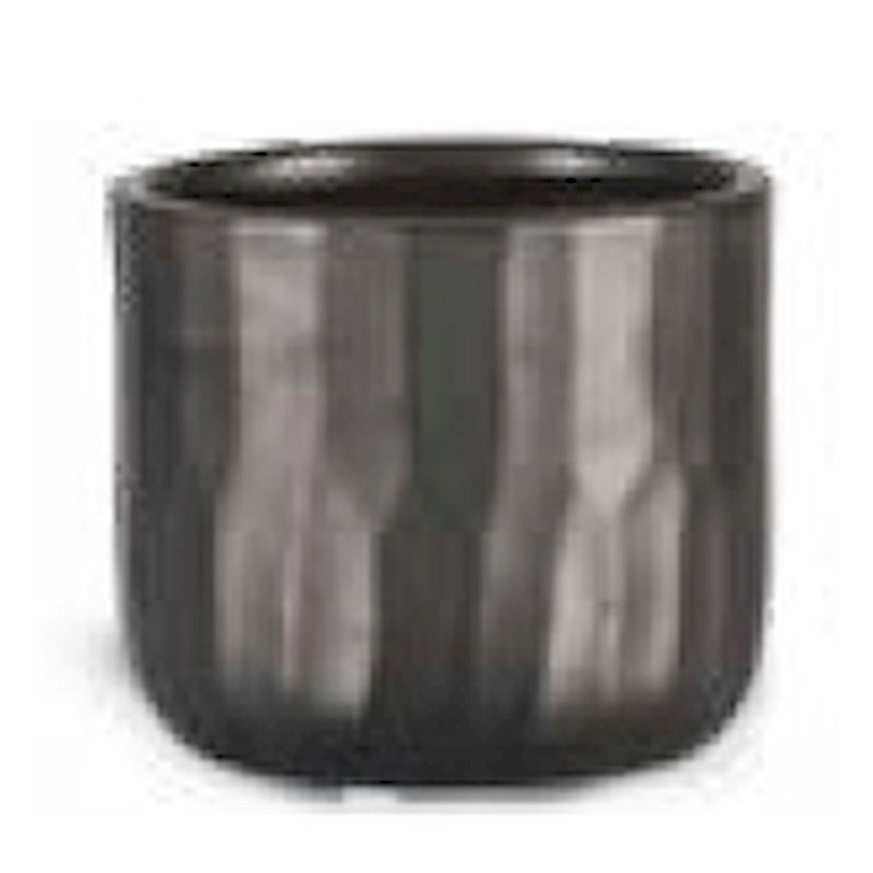 Pot de fleurs en céramique Tindley, H 4,25 po x l 4,75 po x P 4,75 po, Argent