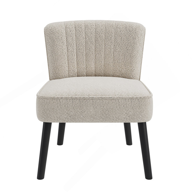 Chaise coquille blanche, Boucle blanc