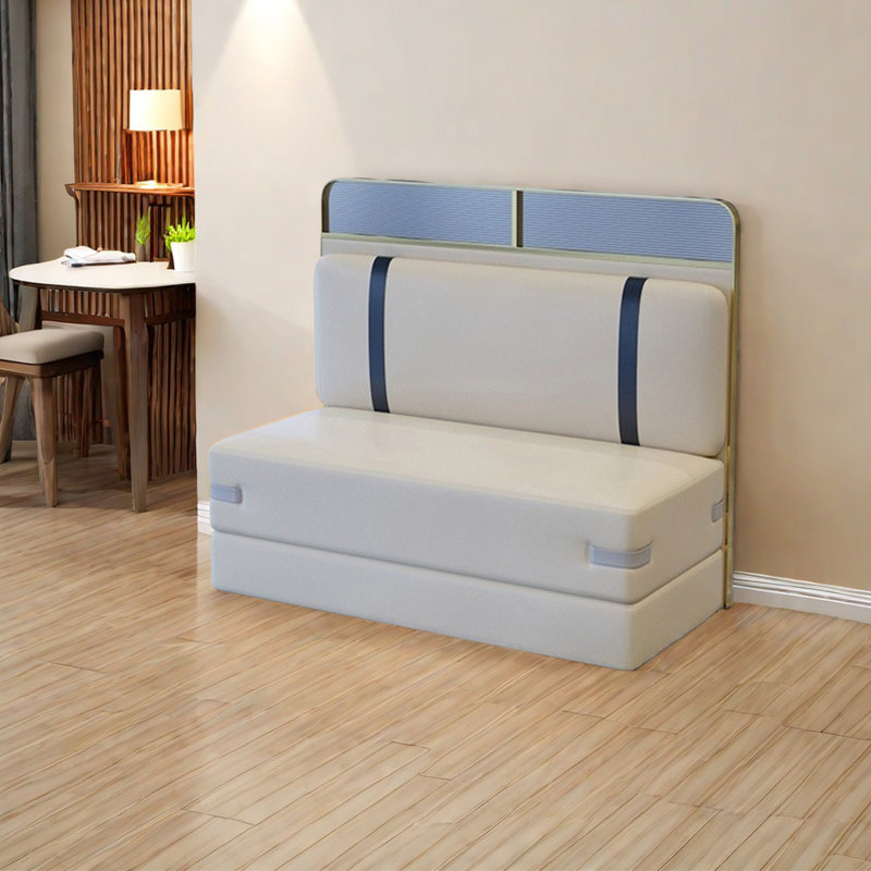Banc rembourré en similicuir Fashion Light Luxury Cafe