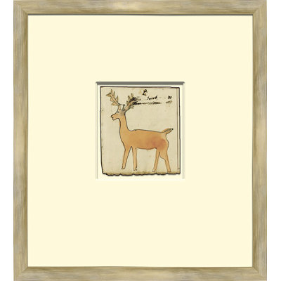 Deer- Mennonite Ledger Drawing Giclee Print
