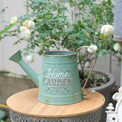 Petit arrosoir rétro - Décoration de table rustique pour fleurs et plantes