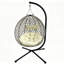 Hamacs pliables suspendus, chaise moderne en acier Hdpe Rattan pour la maison
