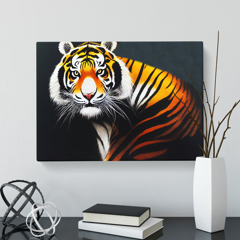Beauty Of The Tiger - Wrapped Canvas, 50cm H x 76cm W x 3cm D