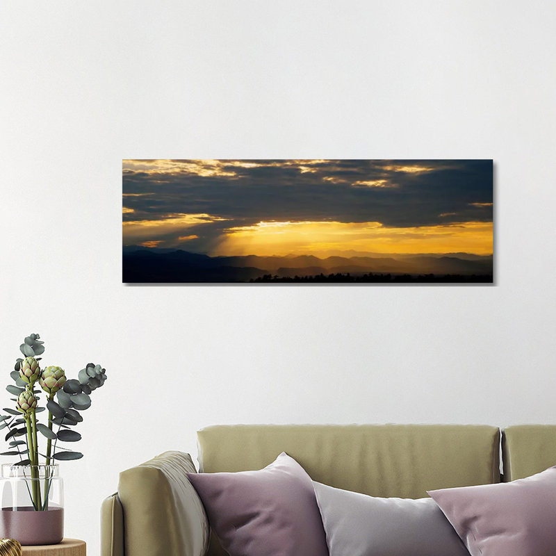 Clouds In The Sky, Daniels Park, Denver, Colorado, USA - Wrapped Canvas Panoramic Print, 121.92 cm H x 40.64 cm W x 1.91 cm D
