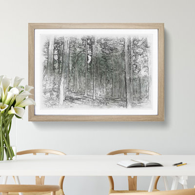 Conifer Tree Forest Vol.2 - Picture Frame Painting