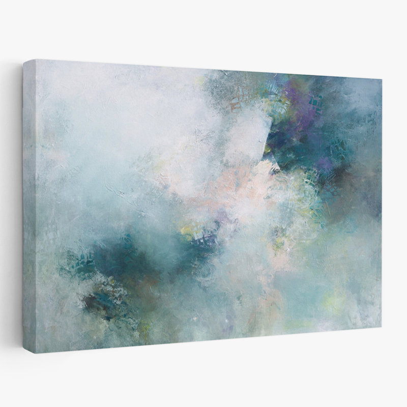 Voyage à l'intérieur - Art contemporain blanc et gris abstrait, H 24 po x l 16 po