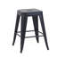 Tabouret à hauteur de comptoir 24 po, ensemble de 4 tabourets de bar en métal sans dossier, empilable, amovible et facile à assembler, pour économiser de l'espace pour un îlot de cuisine / bar / café / salle à manger-768049086-768049084-768049058