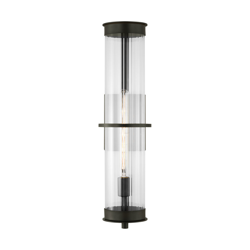 Blesse Wall Light, Antique Bronze, 24" H x 6.13" W x 6.13" D
