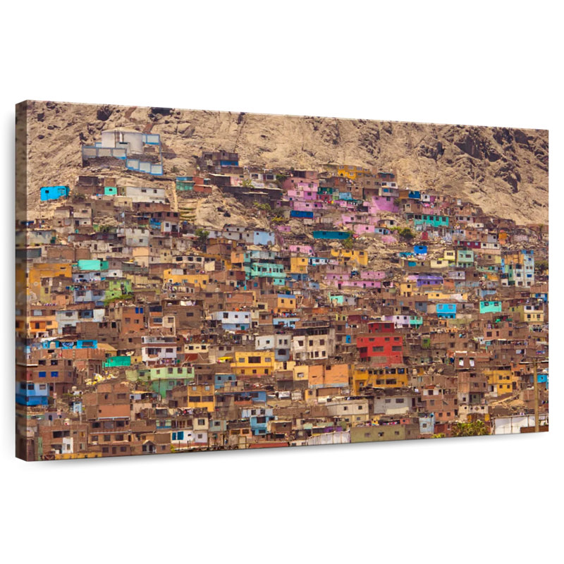 Lilie Favelas Of Lima, 30" H x 45" W