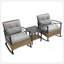 Ensemble de chaises berçantes 3 pièces-1602457101