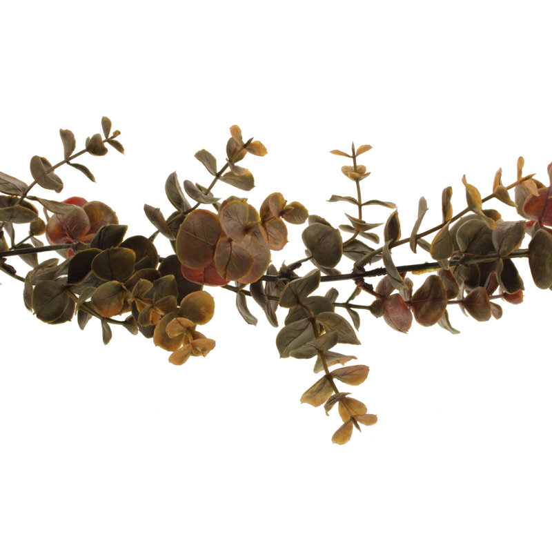 15cm Faux Eucalyptus Garland, Brown